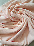 Бавовняний Велюр рожевого перліну 💕, фото 2