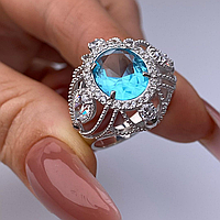 Кольцо серебряное женское Восторг - роскошь и изысканность в женском украшении