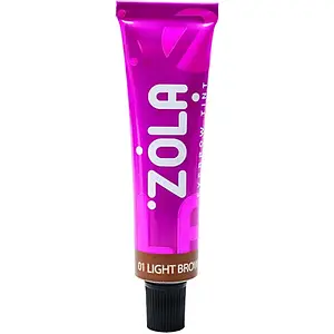 Фарба для брів із колагеном ZOLA Eyebrow Tint With Collagen 15 мл (01 Light brown)