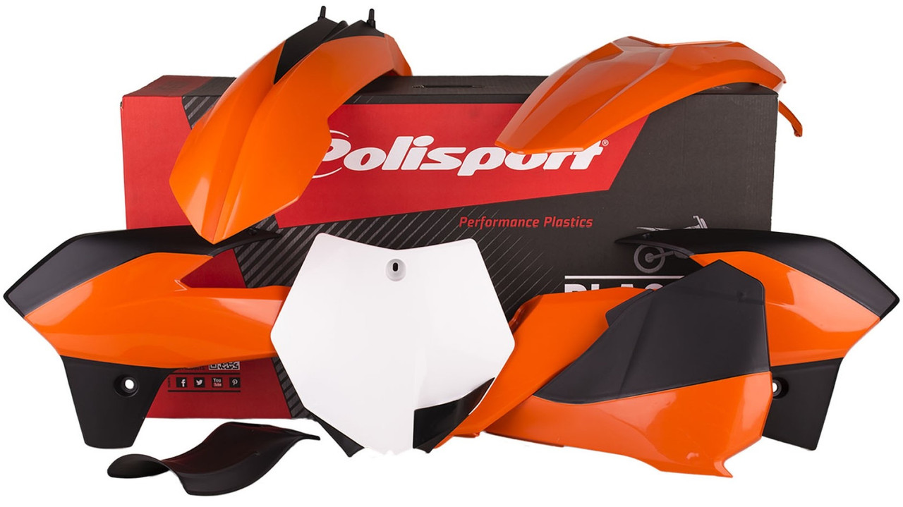 Комплект пластику Polisport MX Kit 90555 для KTM 85 SX (2013-17), помаранчевий