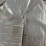 Костюм жіночий брючний сорочка пліссе М сірий, фото 8