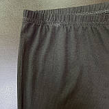 Бриджі велосипедки жіночі стрейч трикотаж збільшеного розміру чорні 3XL, фото 5