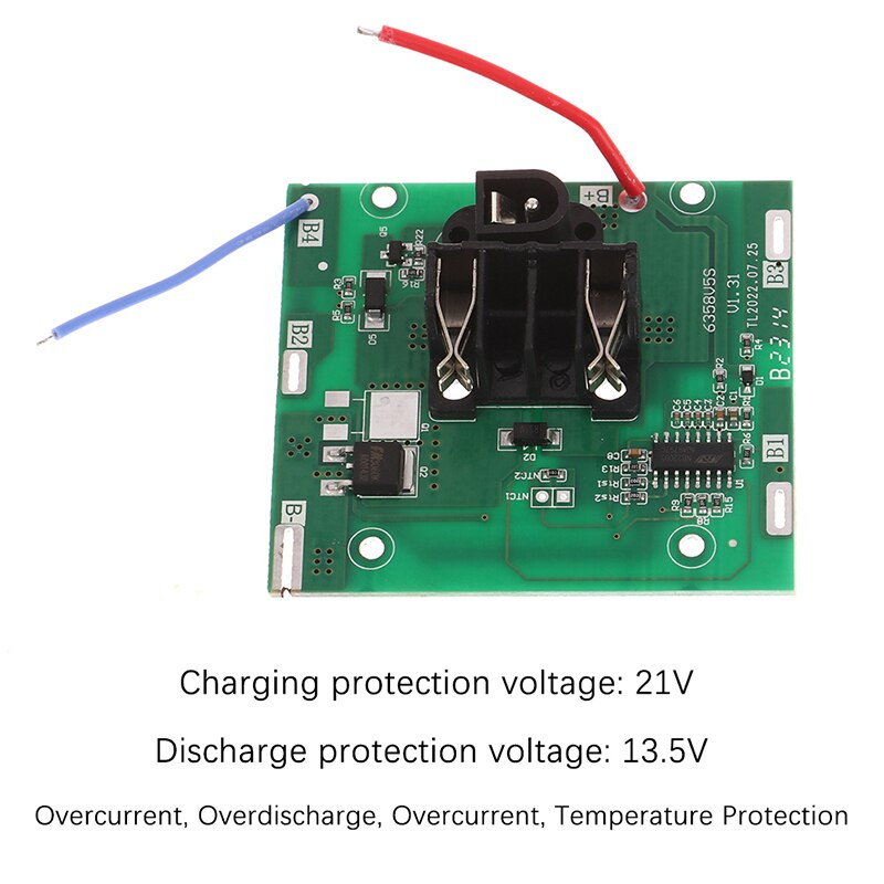 Плата захисту PCM, BMS 5S 20A 21V для Li-ion/Li-Pol Контролер заряду/розряджання