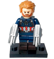 Лего фигурка супер герои Marvel / Марвел Лего минифигурка Капитан Америка