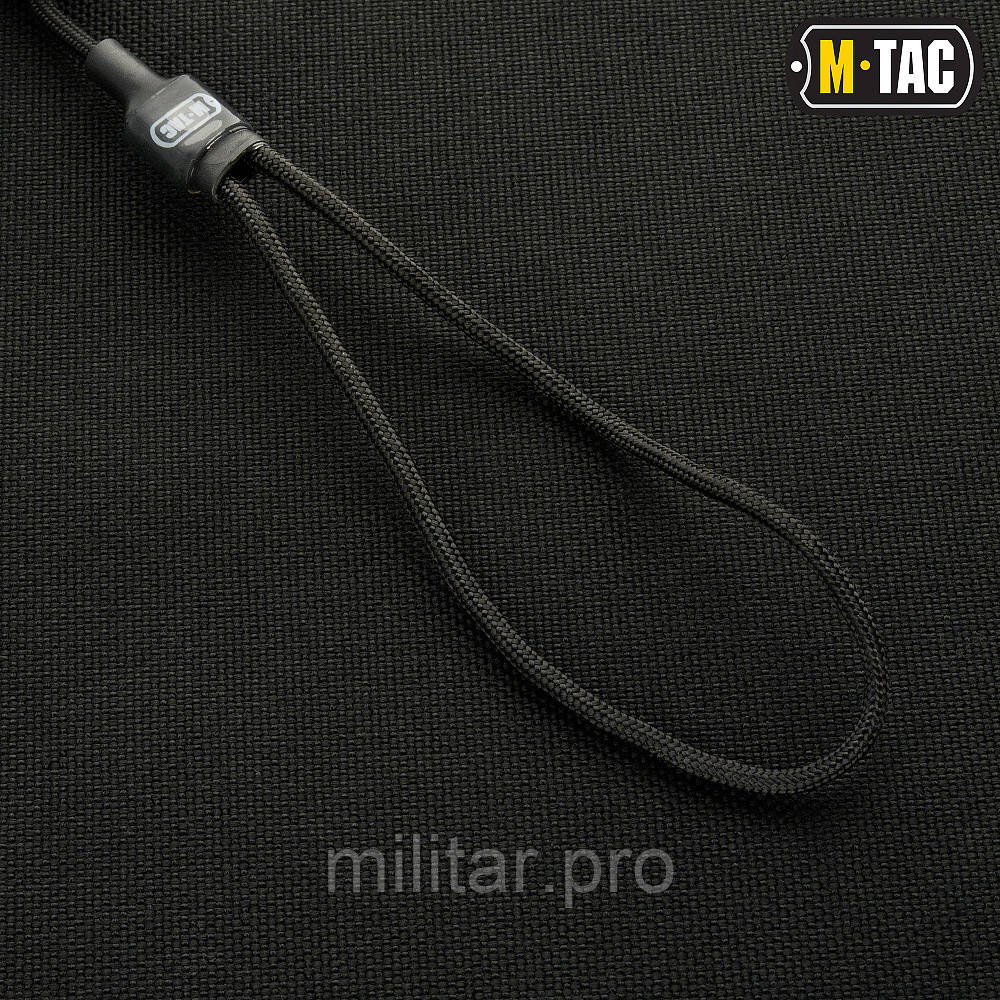 M-Tac шнур страховочный Lite комбинированый с D-кольцом черный - фото 2 - id-p1883614826