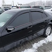 Дефлектори вікон (вітровики) Mercedes W211 2003-2009 Sed (HIC/Тайван)