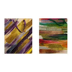 1910 L-02 Пакет подарунковий 32х10х26 см, 2 кольори