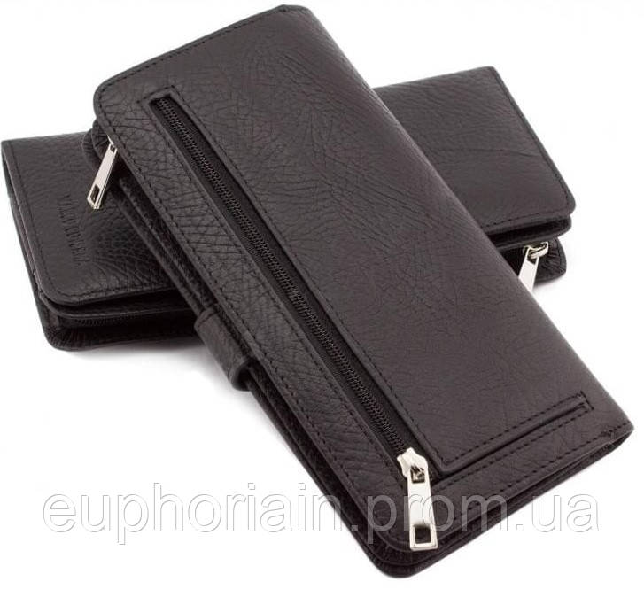 Чёрный кожаный портмоне Marco Coverna MC031-950-1 Отличное качество - фото 6 - id-p1883598730