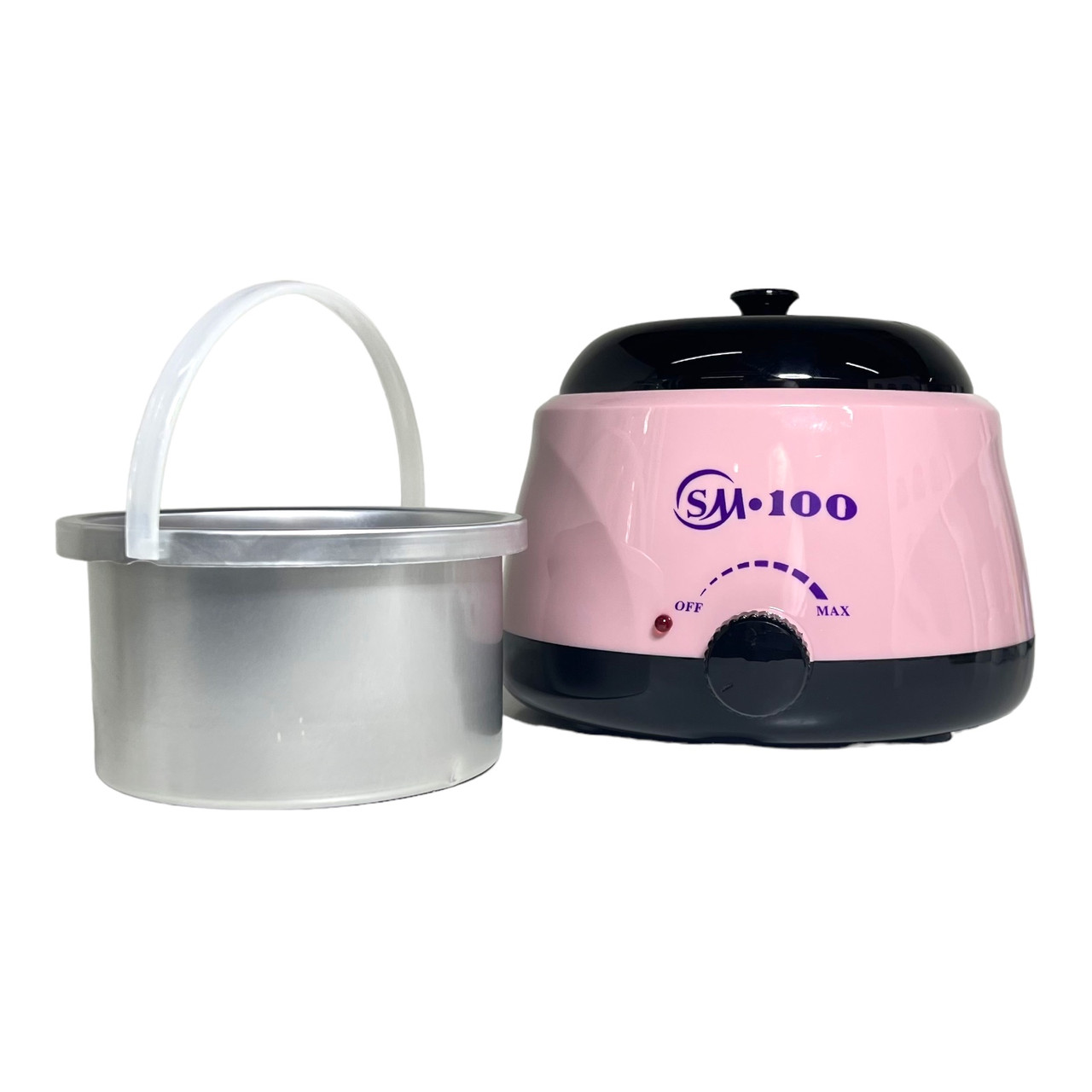 Воскоплав баночний для депіляції SM-100, 100 Вт рожевий