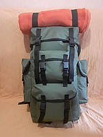 Рюкзак для рыбалки, охоты, грибников, туризма. ( 60 литров. ). Пошит в два слоя ткани.