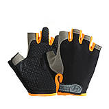 Рукавички без пальців — спортивні, велосипедні, для фітнесу XL, фото 7