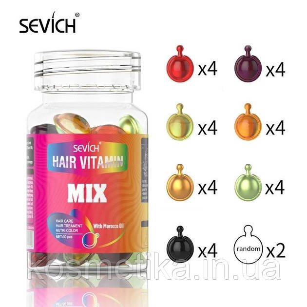 Капсули для волосся Sevich Hair Vitamin Mix (30 капсул)