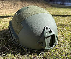 Каска шолом тактичний захист FAST NIJ IIIA балістичний шолом Олива, фото 3