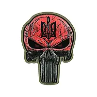 M-Tac шеврон нашивка Punisher Червоний