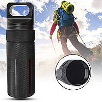 Капсула для таблеток алюмінієва герметична Таблетниця Контейнер для таблеток  Чорний Хіт продажу!