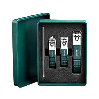 Набір для манікюру з кусачками та пилочкою 4 в 1 MN-4in1 Green