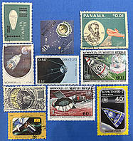 Підбір марок 10 шт. — Космос