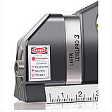 Лазерний рівень нівелір Fixit Laser Level Pro 3 з вбудованою рулеткою та рівнем, фото 3
