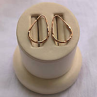 Золоті сережки петелька груші