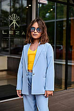 Дитячий костюм двійка для дівчинки 2418| 140 по 170р., фото 4