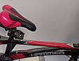 Гірський підлітковий магнієвий велосипед Hammer VA210 22-Н дюймів Червоний, фото 4
