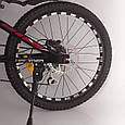 Гірський підлітковий магнієвий велосипед Hammer VA210 22-Н дюймів Червоний, фото 5