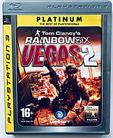 Tom Clancy's Rainbow Six Vegas 2 Platinum, Б/У, английская версия - диск для PlayStation 3