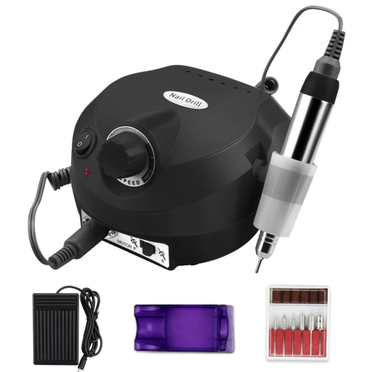 Фрезер для манікюру/педикюру Nail Master ZS-601, чорний