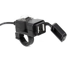 USB зарядка юсб на кермо електросамоката велосипеда мопеда
