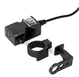 USB зарядка юсб на кермо електросамоката велосипеда мопеда, фото 9