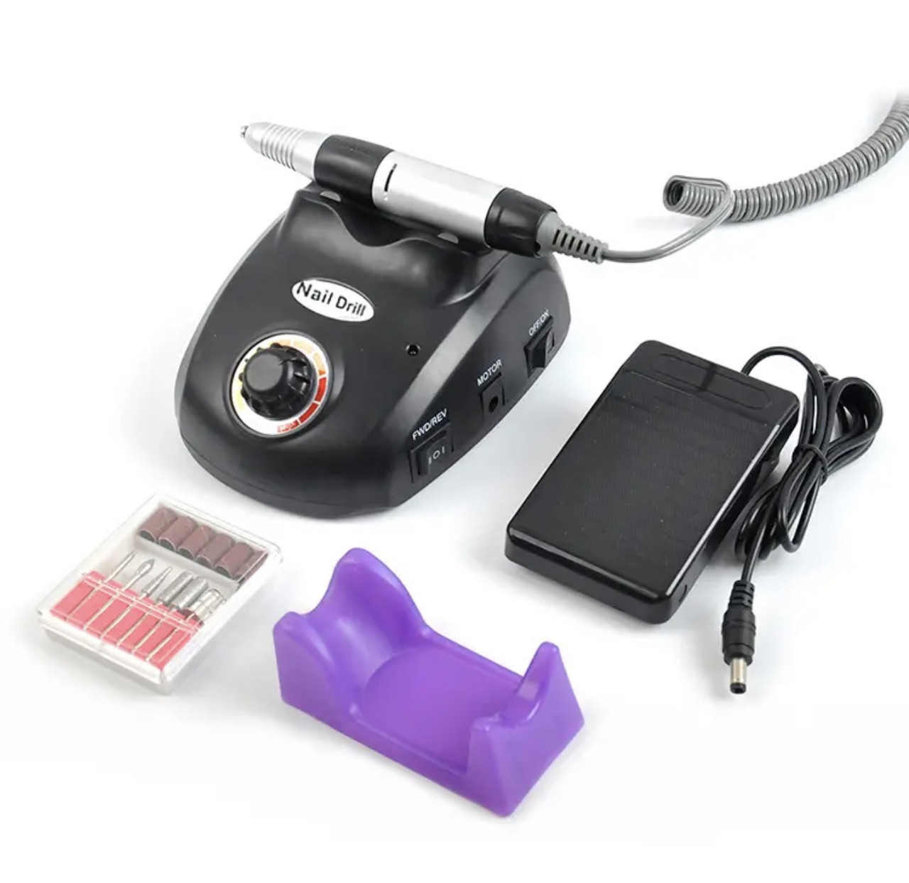 Фрезер для манікюру і педикюру Nail Drill ZS-603, 65Вт, 45 000 об/хв, чорний