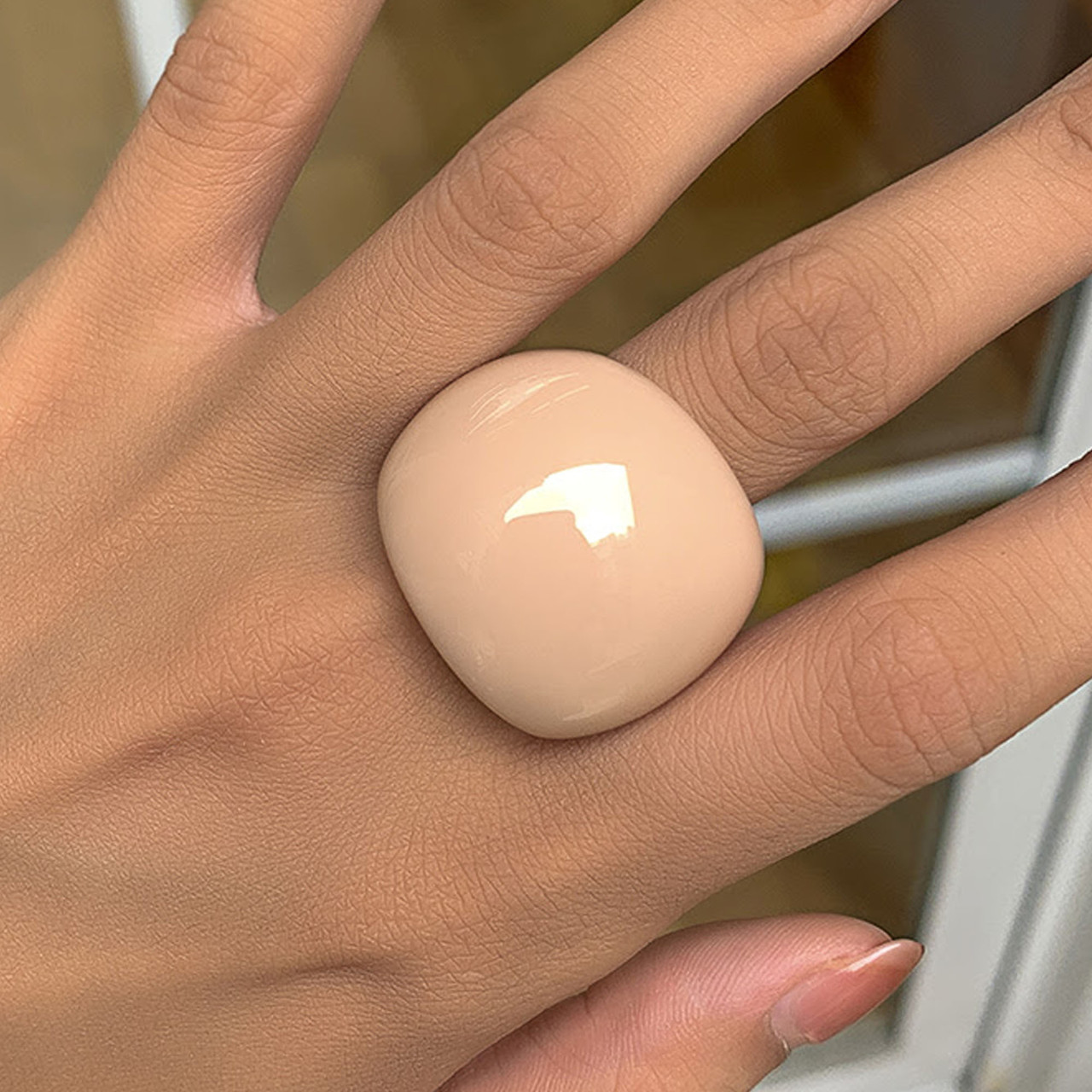 Перстень зі штучного каменю, фото 1