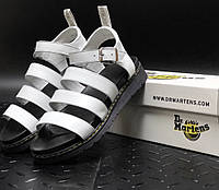 Жіночі шкіряні сандаліі Dr. Martens Blaire Hydro Leather Gladiator Sandals White(36-40)