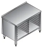 Стол под противня на 2 отделения