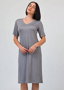 Жіноча нічна сорочка з коротким рукавом, віскоза Roksana 1418