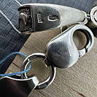 Комплект із чорненого срібла 925 проби хрест та ланцюжок, фото 8