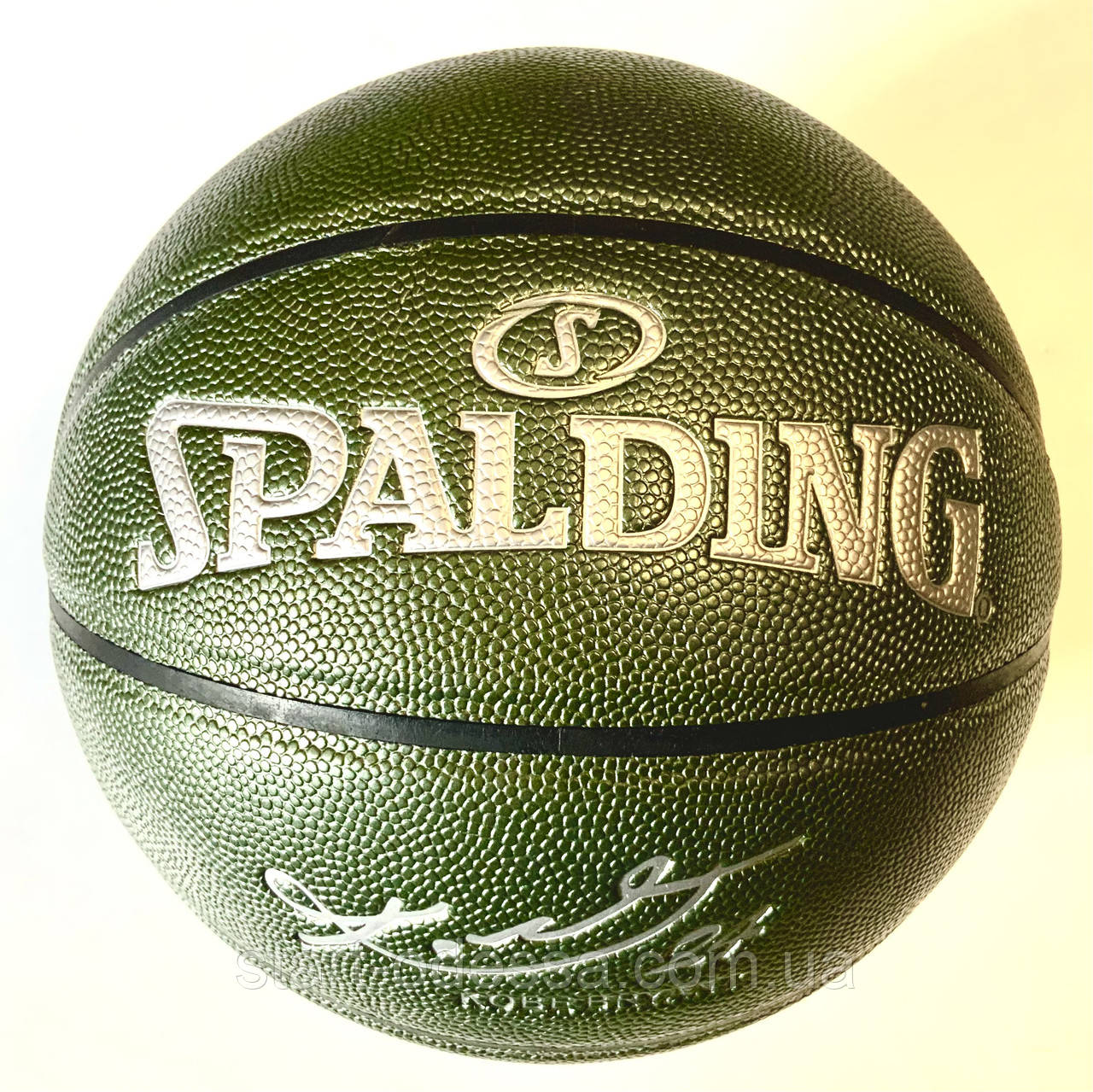 Мяч баскетбольный SPALD №7 серебристо/зеленый - фото 1 - id-p644518538