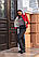 Теплий жіночий зимовий костюм на овчині лижний куртка штани PHILIPP PLEIN бордо чорний 42 44 46 48 50 52 54 56, фото 4