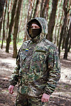Тактична куртка 7trav з капюшоном Саржа мультикам