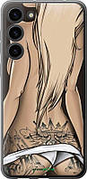 Чехол на Samsung Galaxy S23 Plus Девушка с татуировкой "2735u-2905-63407"