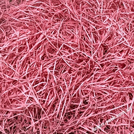 Наповнювач для подарунків (50 грам) рожевий, фото 2