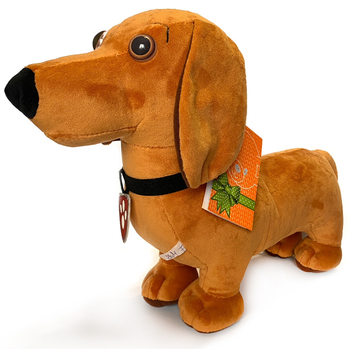 М`яка іграшка собачка Такса Бадді, Таємне життя домашніх тварин, коричневий, Україна, Копиця, плюш, 40*30*12см (00112-11), фото 1