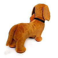 М`яка іграшка собачка Такса Бадді, Таємне життя домашніх тварин, коричневий, Україна, Копиця, плюш, 40*30*12см (00112-11), фото 3