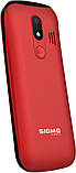 Sigma mobile Comfort 50 Optima Type-C Dual Sim red UA, фото 4