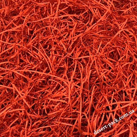 Наповнювач для подарунків (50 грам) цегляно-червоний, фото 2