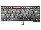 Клавіатура для Lenovo ThinkPad L440, L450, L460, l470, T431S, T440, T440P, T440S, T450, T450S, T460, e431, e440 (RU Black з, фото 4