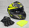 Мотошолом Інтеграл SOMAN SM408L + КОМПЛЕКТ у Подарунок ( рукавиці, Балаклава), фото 5