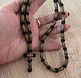 Чотки плетені з металевими вставками, фото 4