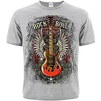 Футболка Rock'n'Roll (гітара)  |  чоловічі рок футболки  |  футболки з рок-динструкцією