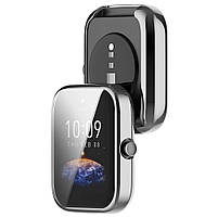 Захисний чохол для смарт годинника Amazfit Bip 3/3Pro сріблястий, фото 4